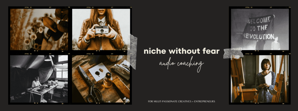 learn how to niche for multipassionate creatives and entrepreneurs